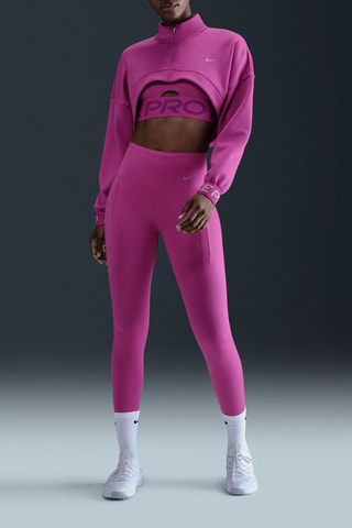 Legging de fitness taille haute - Fuchsia