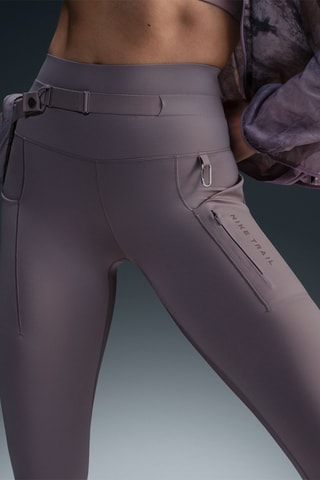 Legging de running 7/8 taille haute - Violet - Nike