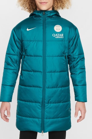 Doudoune longue de football Paris Saint-Germain - Bleu canard - Nike