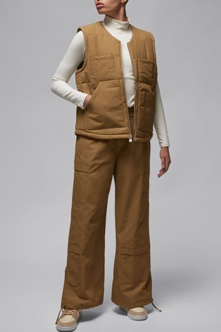 Doudoune sans manches - Marron clair