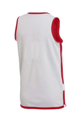 Maillot de basketball réversible - Blanc et rouge - Nike