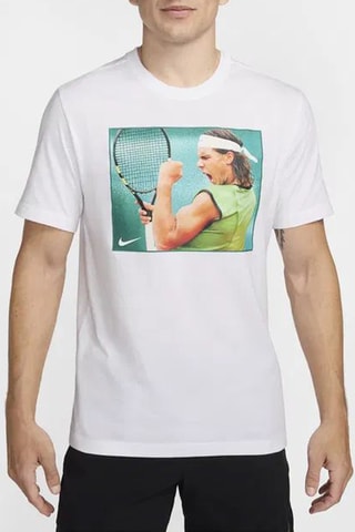 T-shirt standard de tennis Rafael Nadal - Blanc