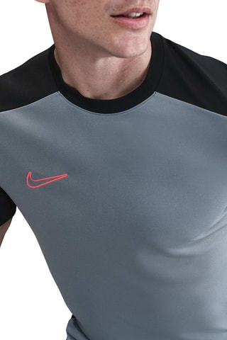 T-shirt slim de football Academy - Gris foncé