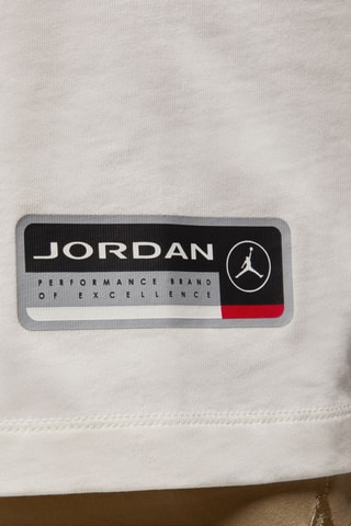 T-shirt oversize Michael Jordan - Blanc et rouge