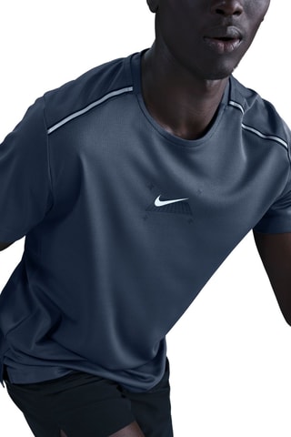 T-shirt de running Miler - Bleu marine