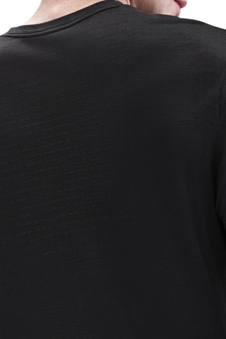 T-shirt de running en laine - Noir