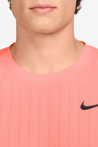 T-shirt de tennis Slam - Corail