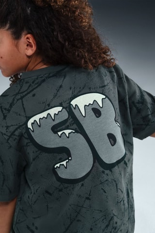 Maillot de skate Nike SB - Vert foncé