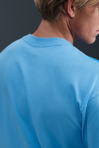 T-shirt ample Tech - Ciel