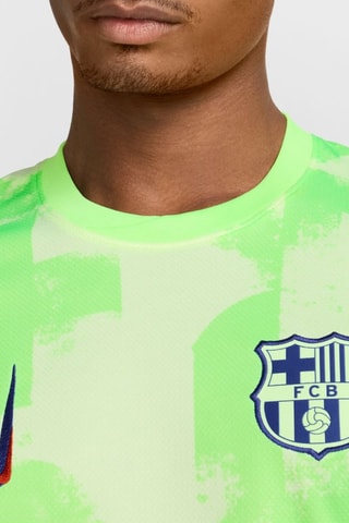 Maillot de football FC Barcelone - Vert clair et vert fluo