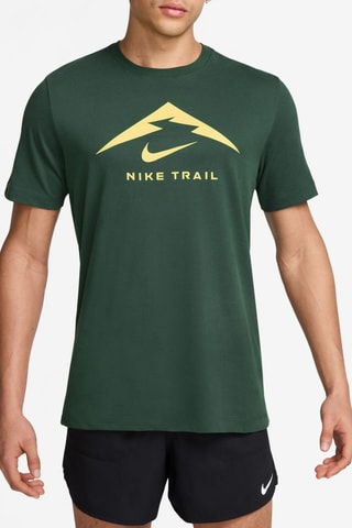 T-shirt de trail - Vert foncé