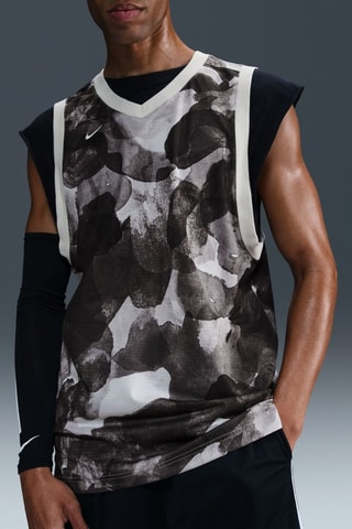 Maillot de basketball ADN Nike - Noir et gris clair