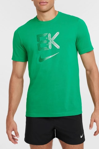 T-shirt running regular Eliud Kipchoge - Vert - Nike