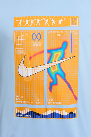 T-shirt de tennis - Bleu clair - Nike