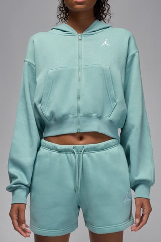 Sweat polaire à capuche Jordan Brooklyn - Turquoise