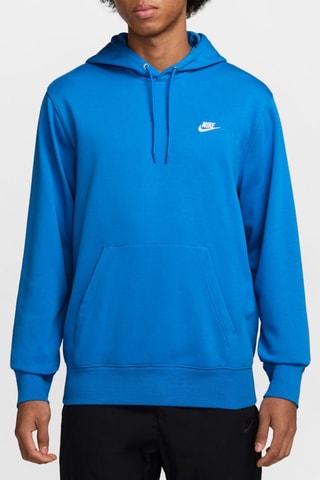 Sweat à capuche Nike Club - Bleu roi