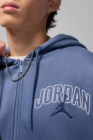 Sweat polaire à capuche Jordan Brooklyn - Bleu cobalt