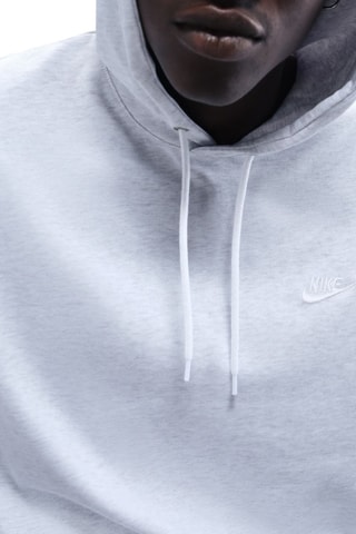 Sweat à capuche Sportswear Club - Gris clair chiné