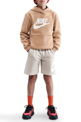 Sweat polaire à capuche Sportswear Club - Beige