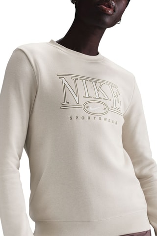 Sweat polaire - Ecru - Nike