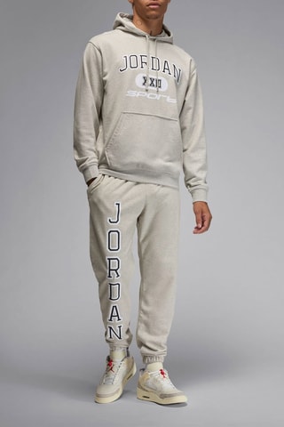 Sweat à capuche - Gris clair chiné