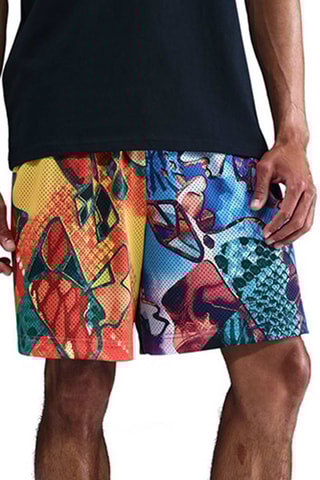 Short de basketball réversible Kobe Bryant - Bleu et orange