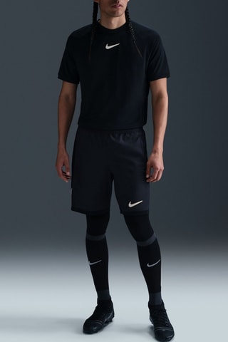 Short slim de football Academy - Noir