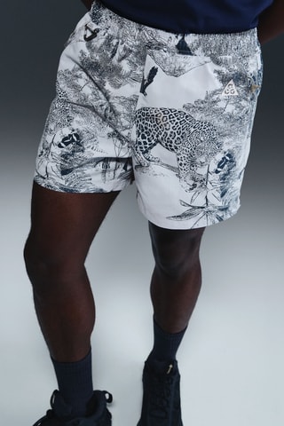 Short Reservoir Goat - Blanc et gris foncé