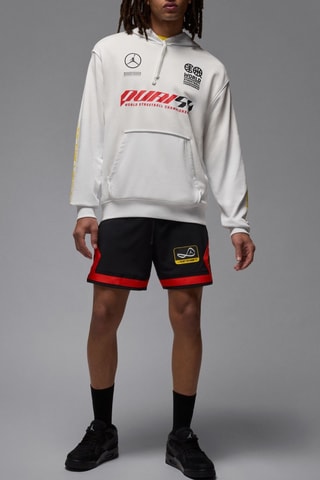 Short de basketball Quai 54 - Noir et rouge