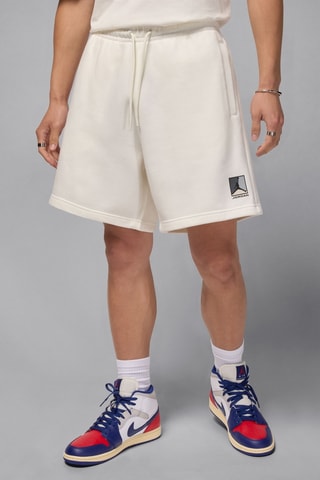 Short ample polaire Brooklyn - Blanc