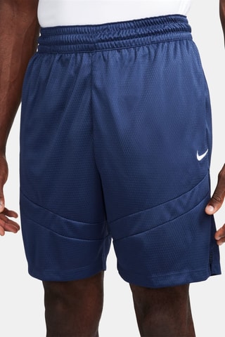 Short de basketball Icon - Bleu marine et blanc