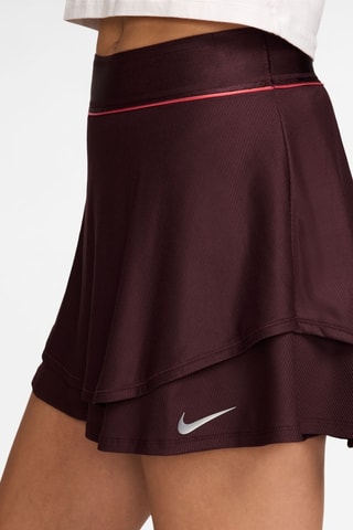 Jupe de tennis taille haute Slam - Bordeaux