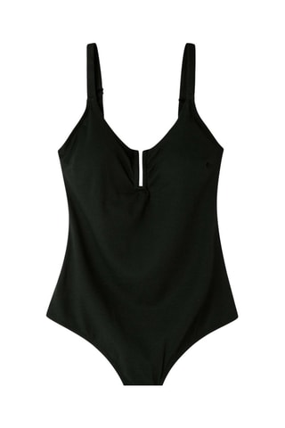 Costume intero con coppe - Nero