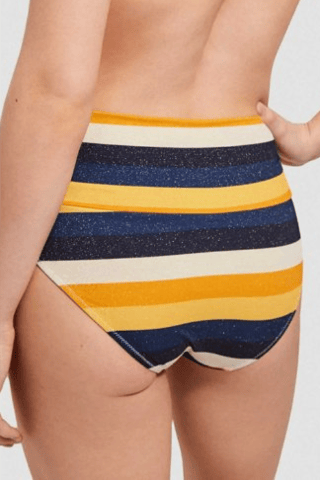 Slip bikini - Nero e giallo