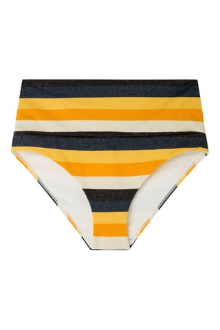 Slip bikini - Nero e giallo