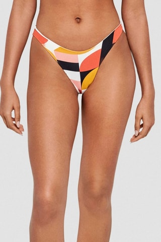 Slip bikini - Rosso e giallo