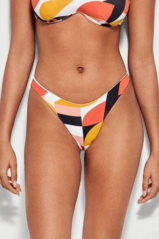 Slip bikini - Rosso e giallo