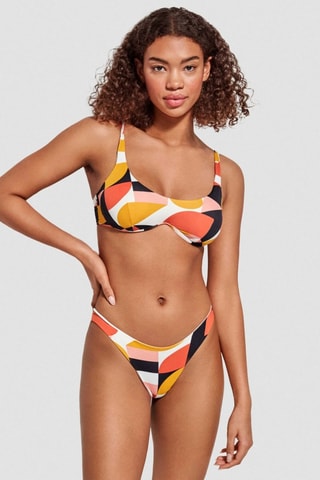 Slip bikini - Rosso e giallo