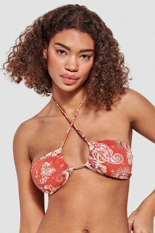 Reggiseno bikini - Bianco e rosso