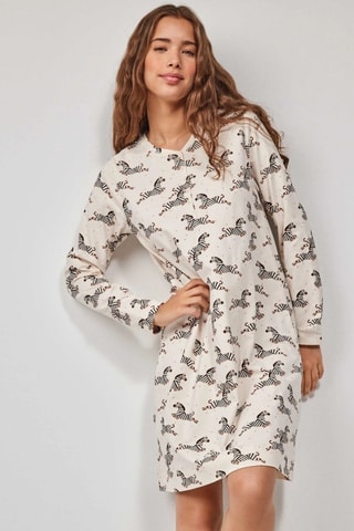 Camicia da notte - Bianco e nero