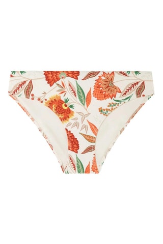 Slip bikini - Bianco e arancione