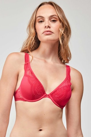 Reggiseno con coppe - Rosso