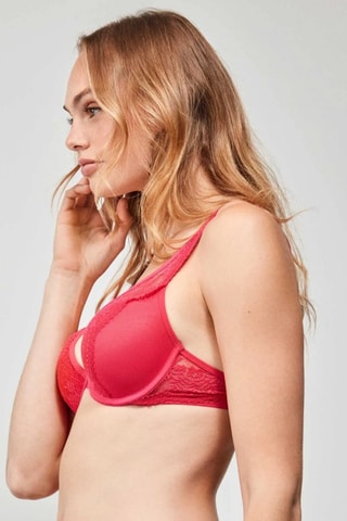 Reggiseno con coppe - Rosso