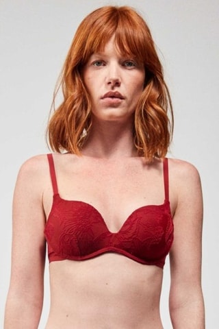 Reggiseno push-up - Rosso