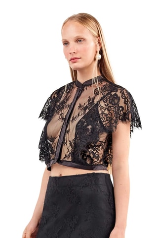 Crop top Party Edition - Nero