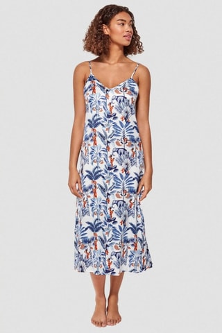 Babydoll - Blu e arancione