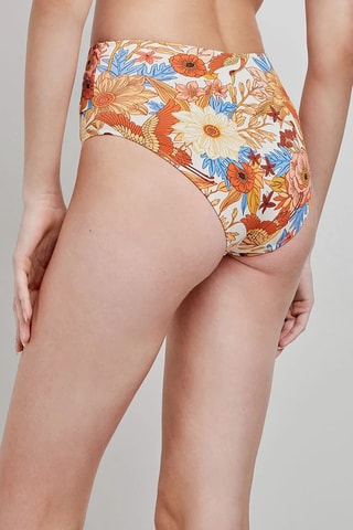 Slip bikini a vita alta Swim - Multicolore