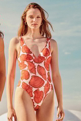 Costume intero con coppe Swim - Multicolore