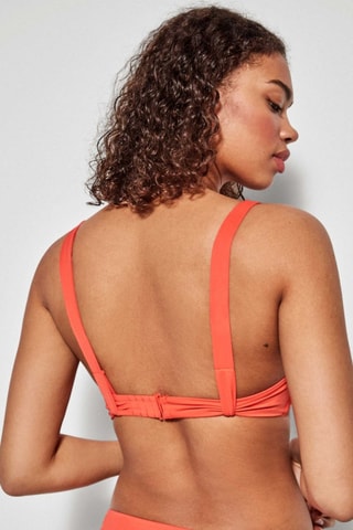 Reggiseno bikini con coppe - Arancione