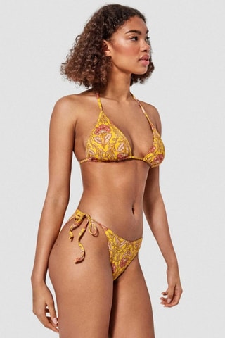 Slip bikini - Rosso e giallo